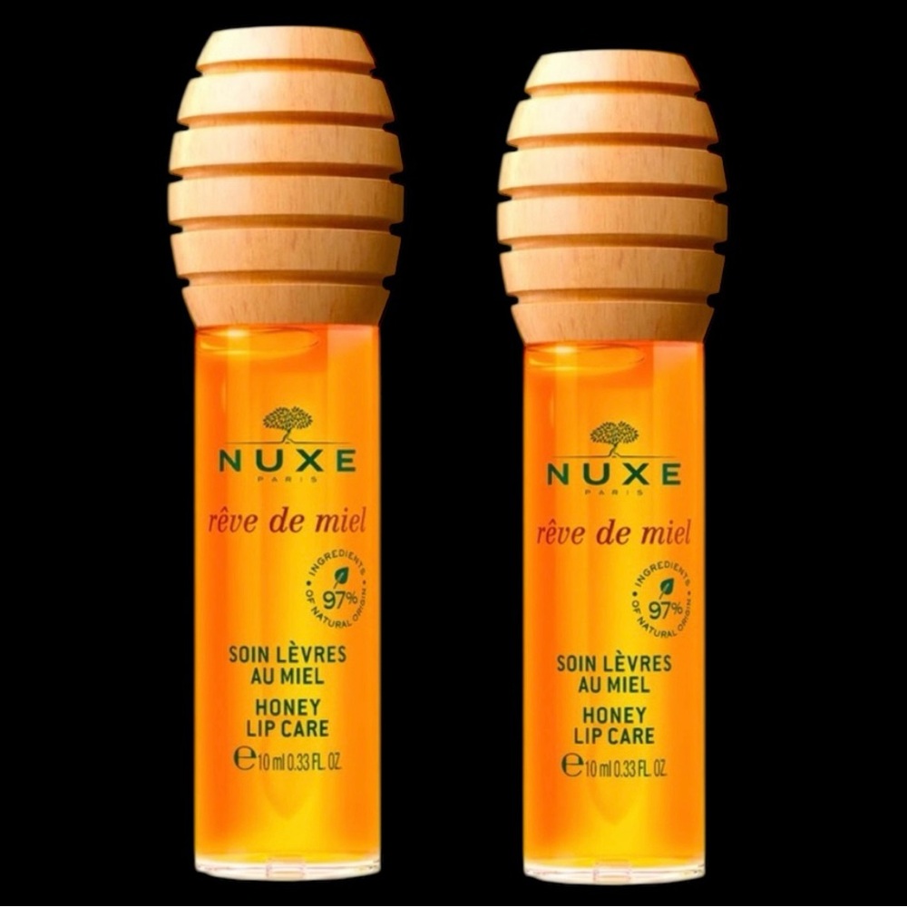 TWO NUXE Rêve de Miel Honey Lip Care - Orange  NEW